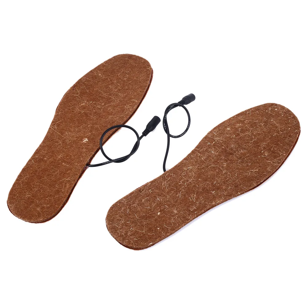 Стельки с электроподогревом для мужчин и женщин теплые зимние стельки