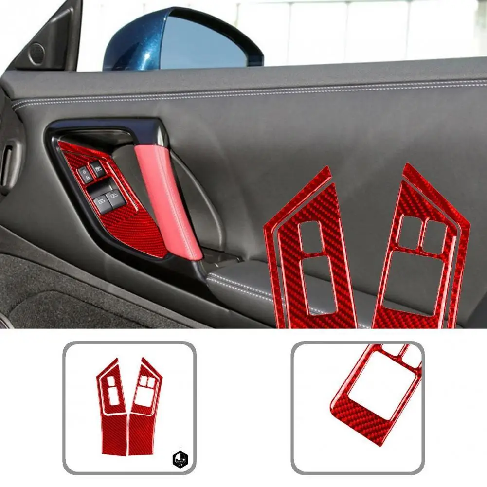 

Anti-corrosive Carbon Fiber Interior Window Lifter Panel Sticker for GTR R35 2008-2016 Right Drive