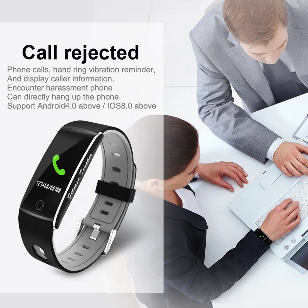 Смарт браслет для мужчин и женщин F10 OLED Браслет фитнес трекер давление спортивные