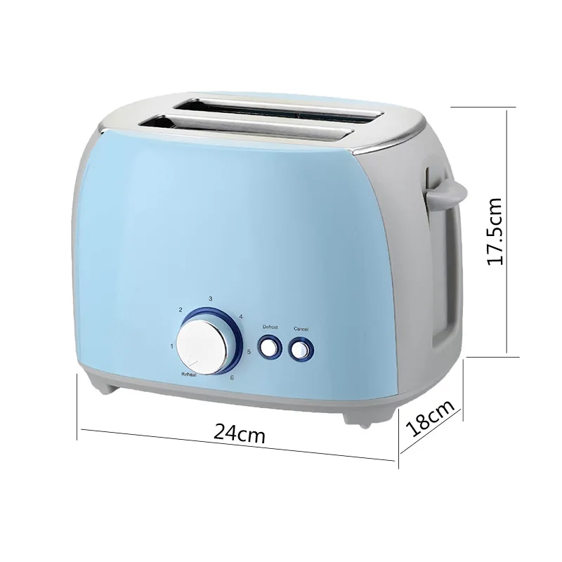 

Two-slot Electric Breakfast Machine Multifunction Frying Pan Mini Cooking Pot Household Bread Sandwich Oven Dehydrators