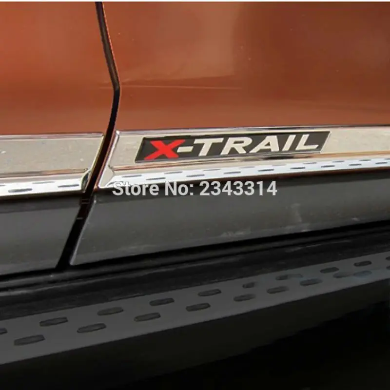 Для Nissan X Trail T32 Trial 2014 2018 2019 ABS хромированный корпус автомобиля боковая дверь