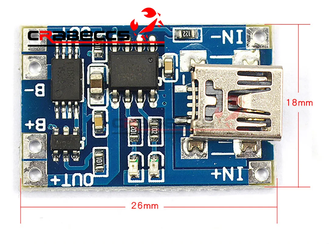 Tp4056/TC4056dual Function 5 в 1A 18650 литиевая батарея зарядная плата модуль зарядного