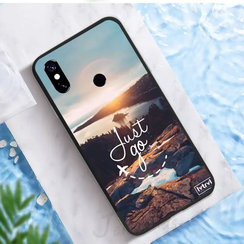 

Travel mountain road landscape Phone Case For Xiaomi Redmi note 7 8 9 t k30 max3 9 s 10 pro lite
