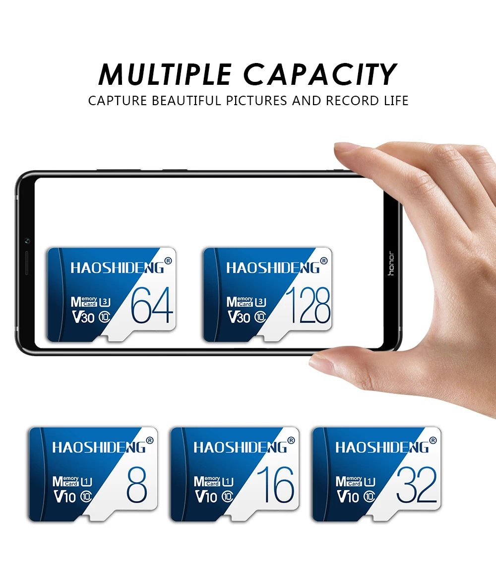 Высококачественная карта micro sd, 32 ГБ, 64 ГБ, 128 ГБ, класс 10, картао-де-Мемория, 8 ГБ, 16 ГБ, микро-накопитель, мини-карта памяти, TF карта, флеш-карта