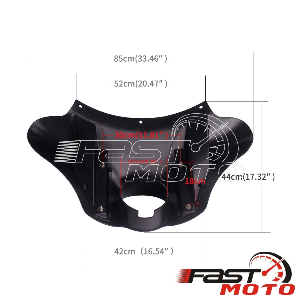 Съемный передний внешний обтекатель крыло летучей мыши для Harley Street 750 Sportster XL 883 1200