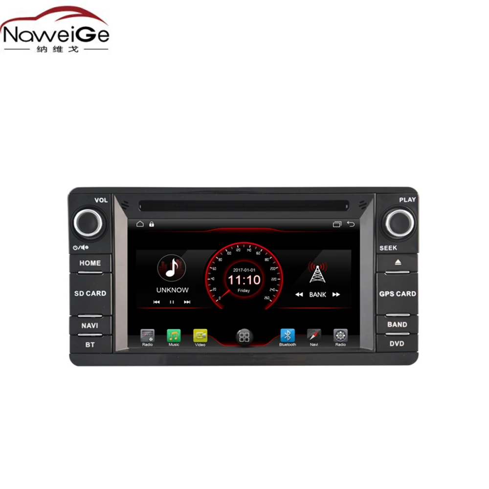 NaweiGe 6 2 дюймов Android четырехъядерный MTK 9 1 + 16GB Автомобильный dvd для MIT SUBIHI Outlander 2013