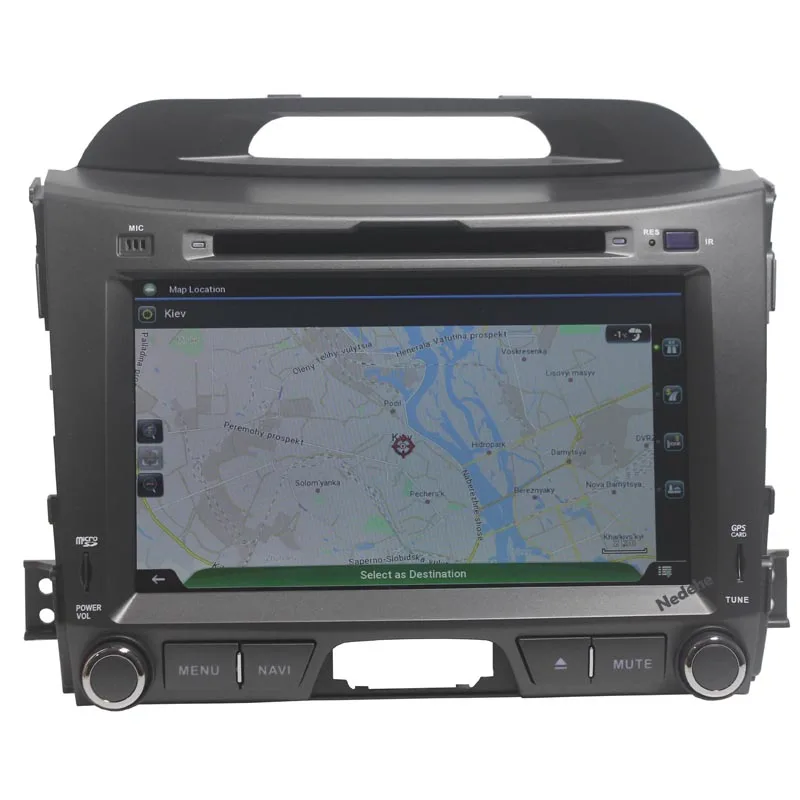 2 din Octa core 4G RAM Android 9 0 автомобильный DVD плеер GPS для KIA SPORTAGE 2010 2016 радиоприемник Bluetooth