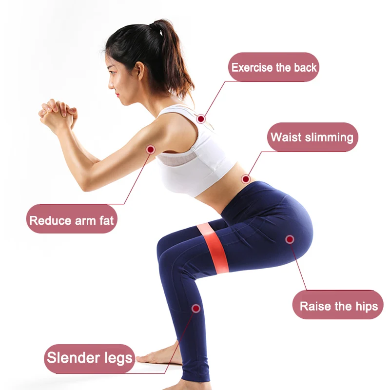 Эспандер из натурального латекса для тренировок пилатеса и фитнеса домашнее