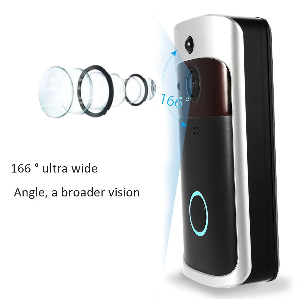 Smart Doorbell Camera Wifi Wireless Call Intercom Video-Eye for Apartments Door Bell Ring Phone Home Security Cameras | Обустройство