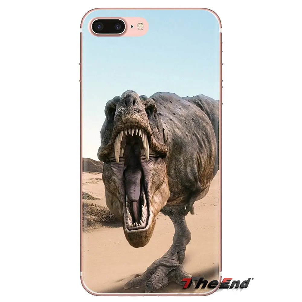 С рисунком в виде динозавра с открытым носом для iPhone XS Max XR X 4 4S 5 5S 5C SE 6 6S 7 8 плюс samsung