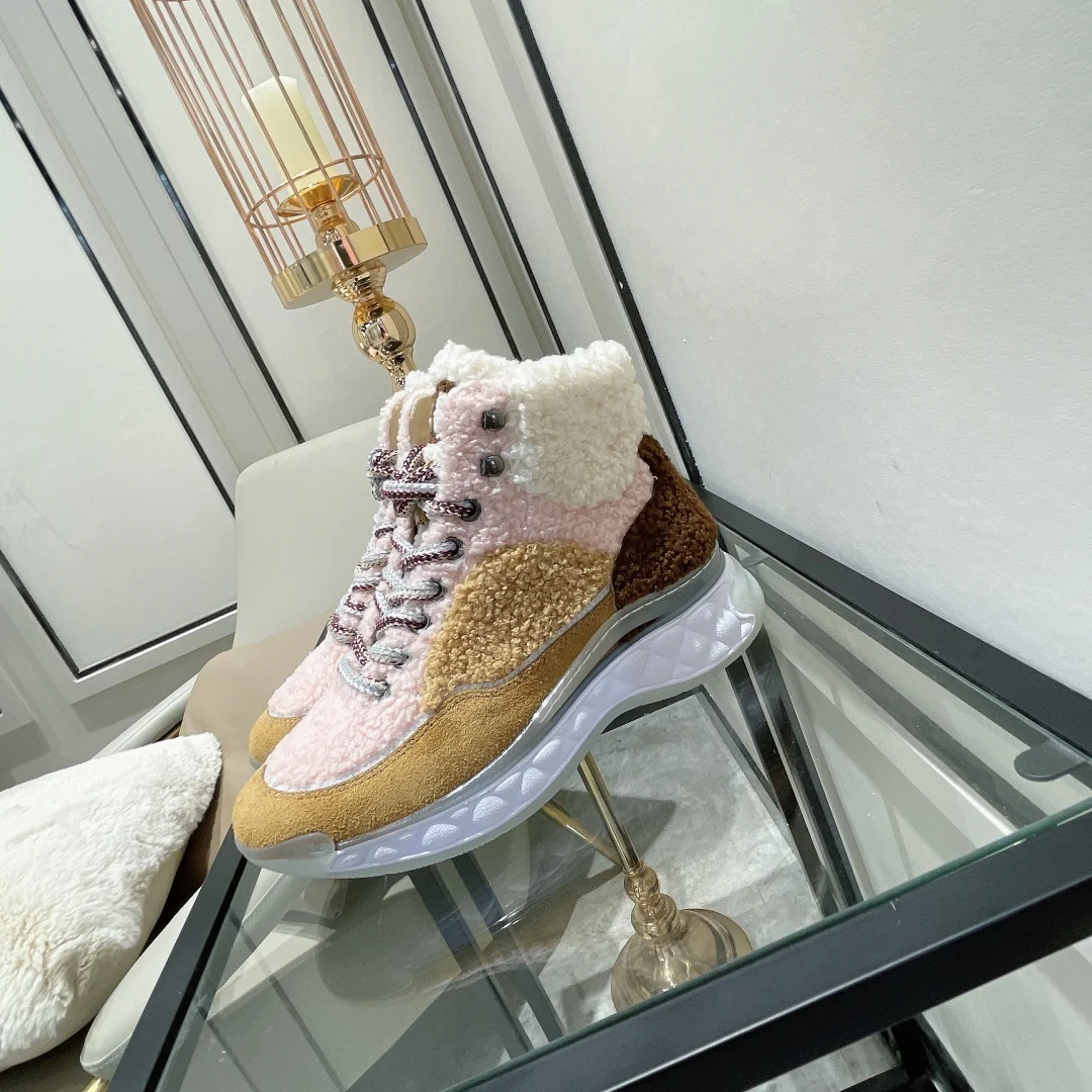 

Bottes Femme Luxe Marque 21 Luxury Brand Fashion Color Matching Sports Ladies Vulcanized Shoes Designer Platform Sneakers Women