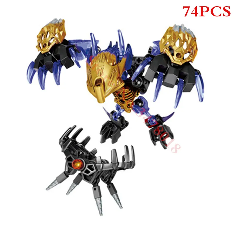 Bionicle Biochemical Warrior Uxar Ketar Akida Ikir TerakThe Msdk Maker строительные блоки совместимые с