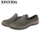 Туфли мужские резиновые, Нескользящие, водонепроницаемые, маслостойкие, обувь для работы на кухне