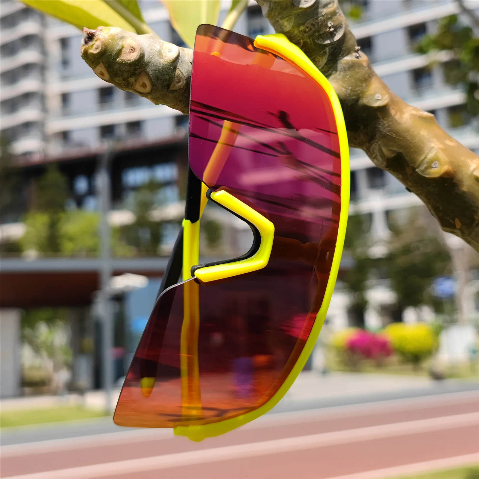 Поляризованные велосипедные солнцезащитные очки для горных и шоссейных