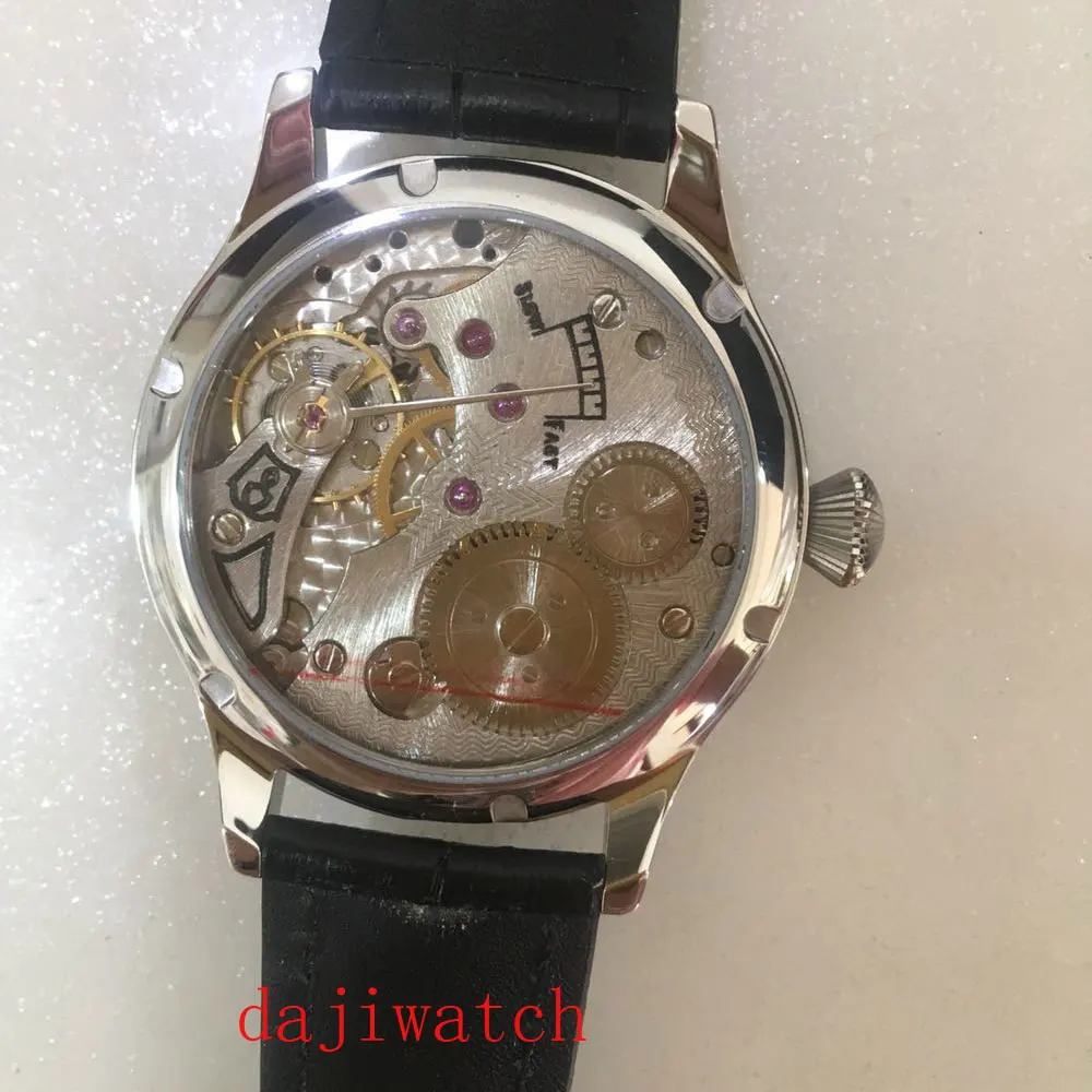 Мужские механические часы с черным циферблатом 44 мм | Наручные