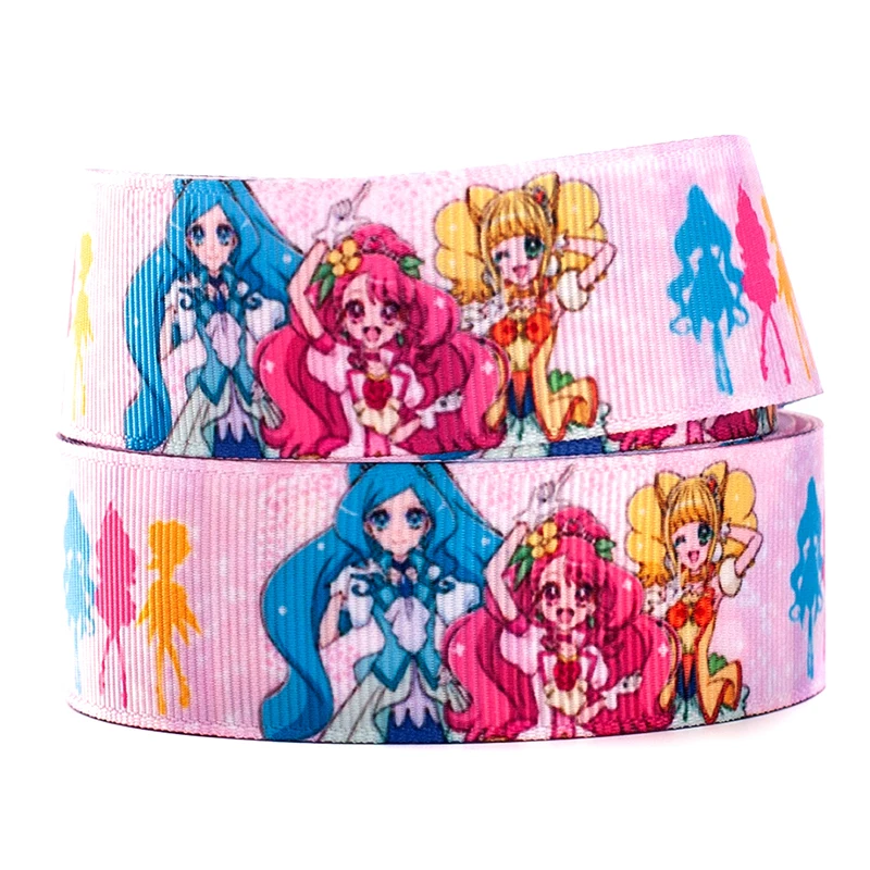 Симпатичная японская корсажная/атласная лента с принтом для девушек 25 мм/38 мм 5