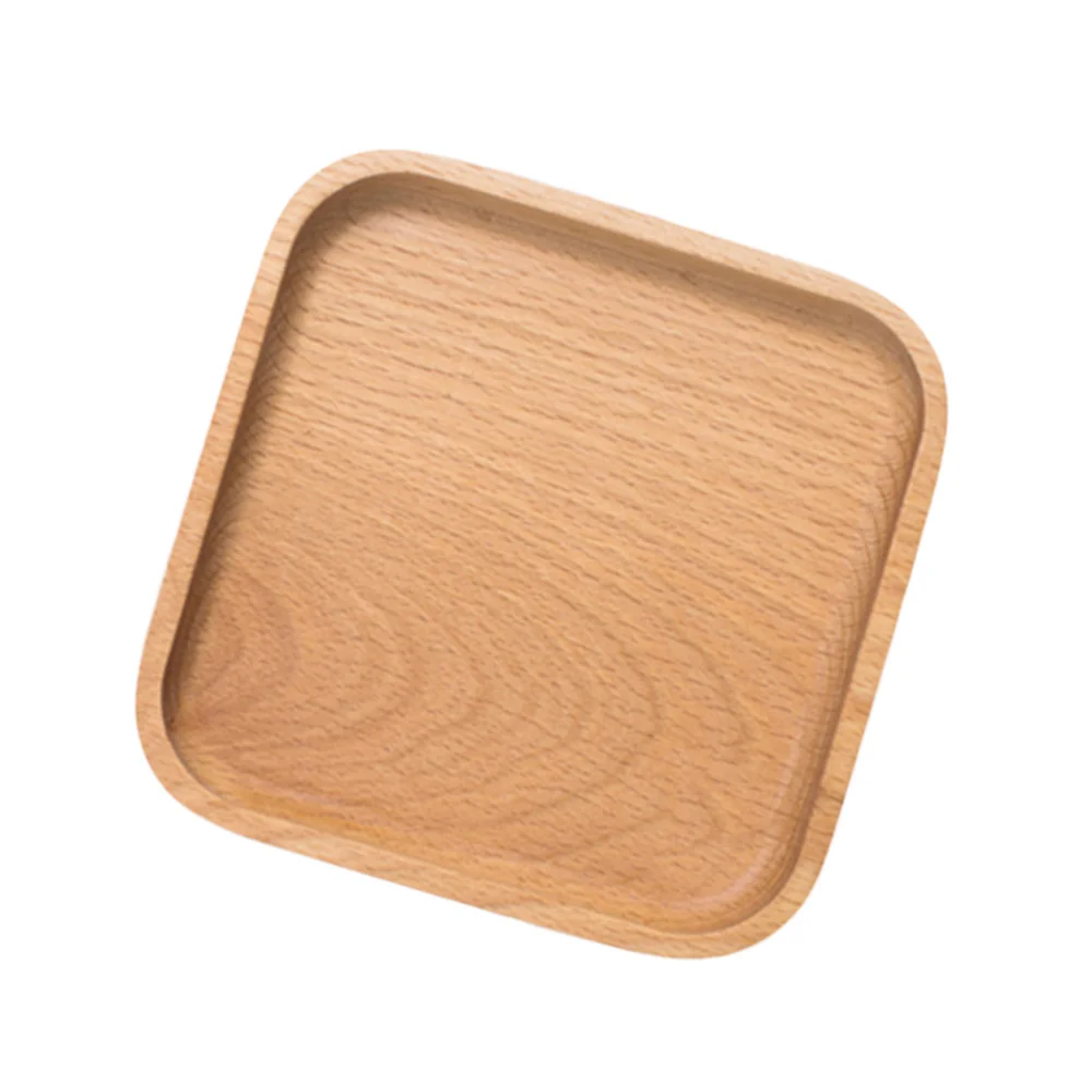 Поднос Beechwood в японском стиле подающее мини блюдо из натуральной еды квадратная