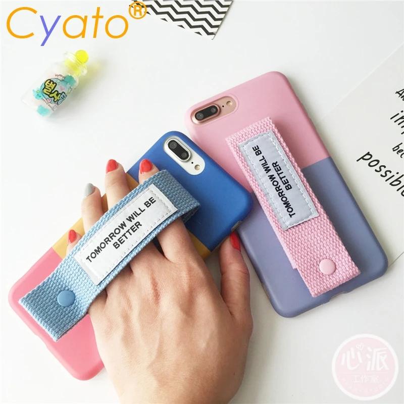 Горячая Корея второе уникальное имя милый бег холст ремешок ручной веревки чехол