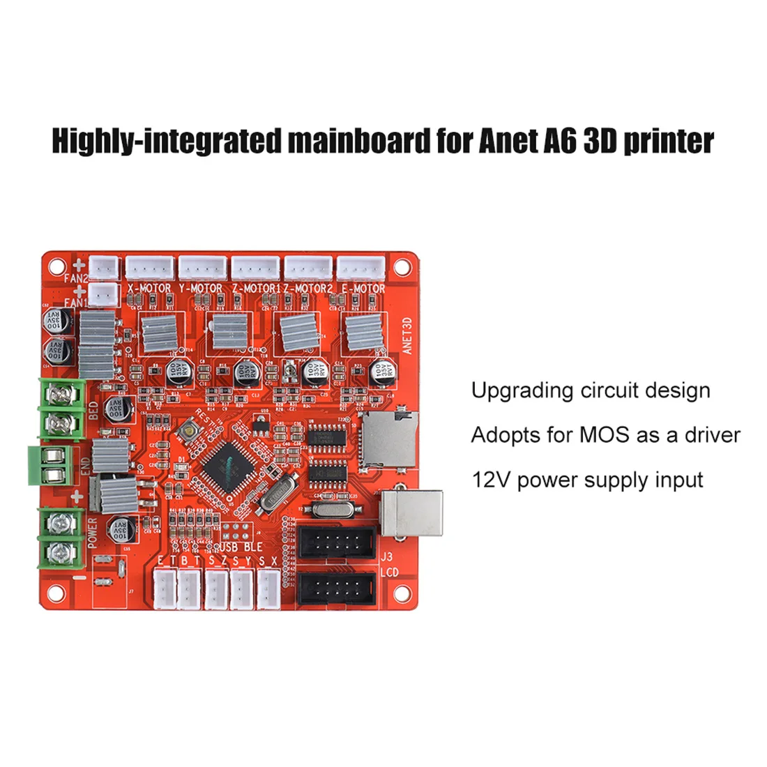 A1284 Base V1.7 материнская плата для Anet A6 самостоятельная сборка набор настольного 3D