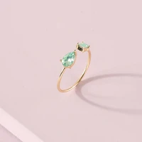 new fashion minimalism high quality exquisite copper ring ladies attending the prom party wedding ring jewelry jewelry 2021