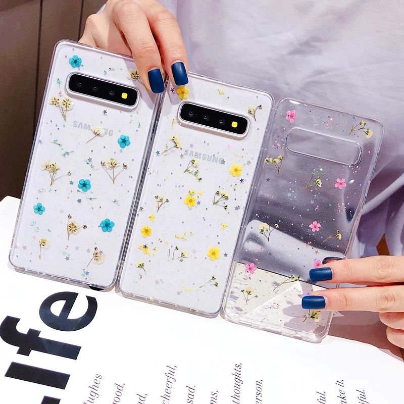 Блестящий Прозрачный чехол для Samsung Galaxy S20FE S20 FE Ultra S10 S9 S8 Note 10 Plus A70 A71 A50 A51
