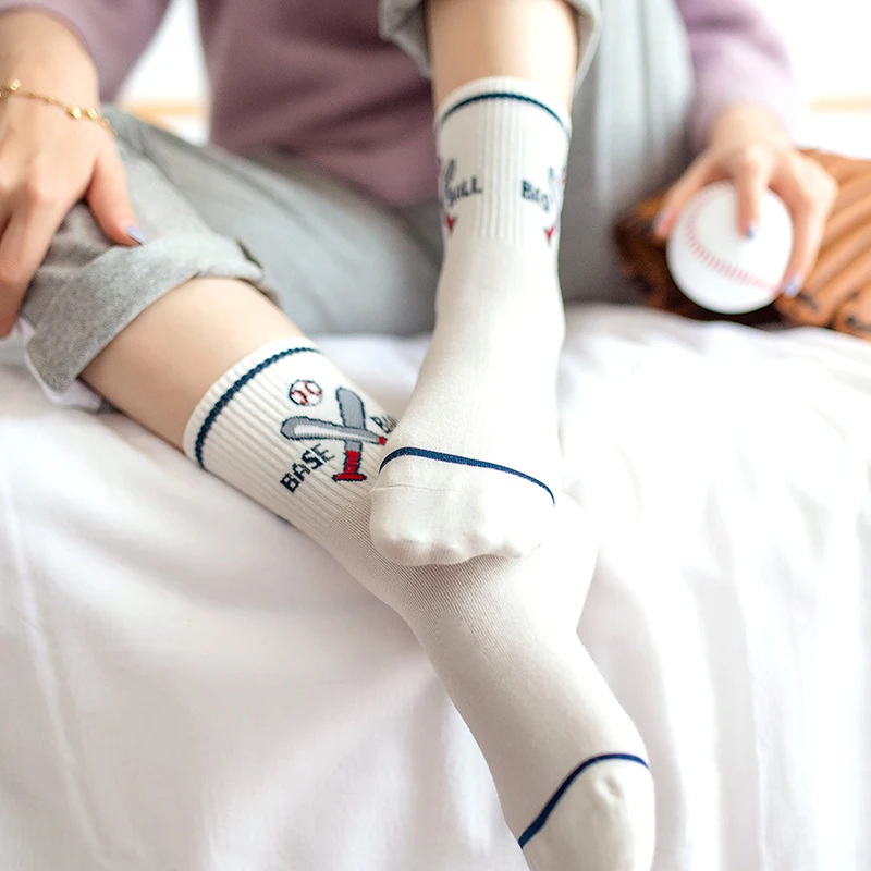 Короткие носки для взрослых Размер крест средний солнце Cnopt Бейсбол пинг понг