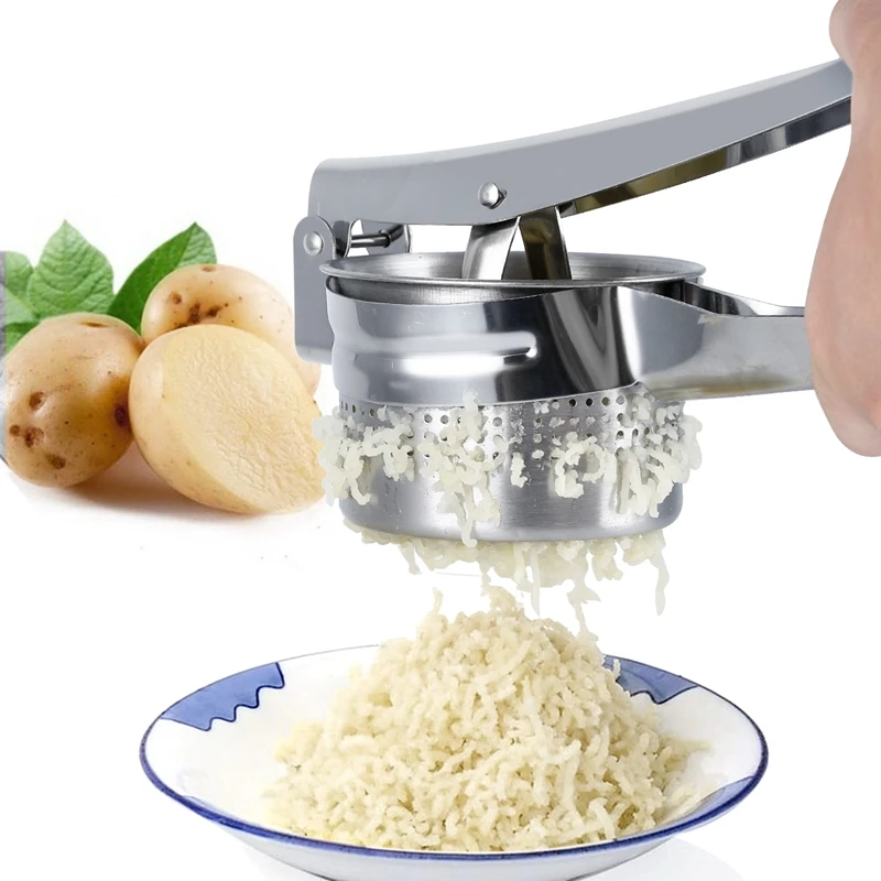 

Картофеля Ricer без комков пюре для овощей и фруктов соковыжималка ручная Пресс Maker для Еда приготовленные большой Ёмкость Нержавеющая сталь
