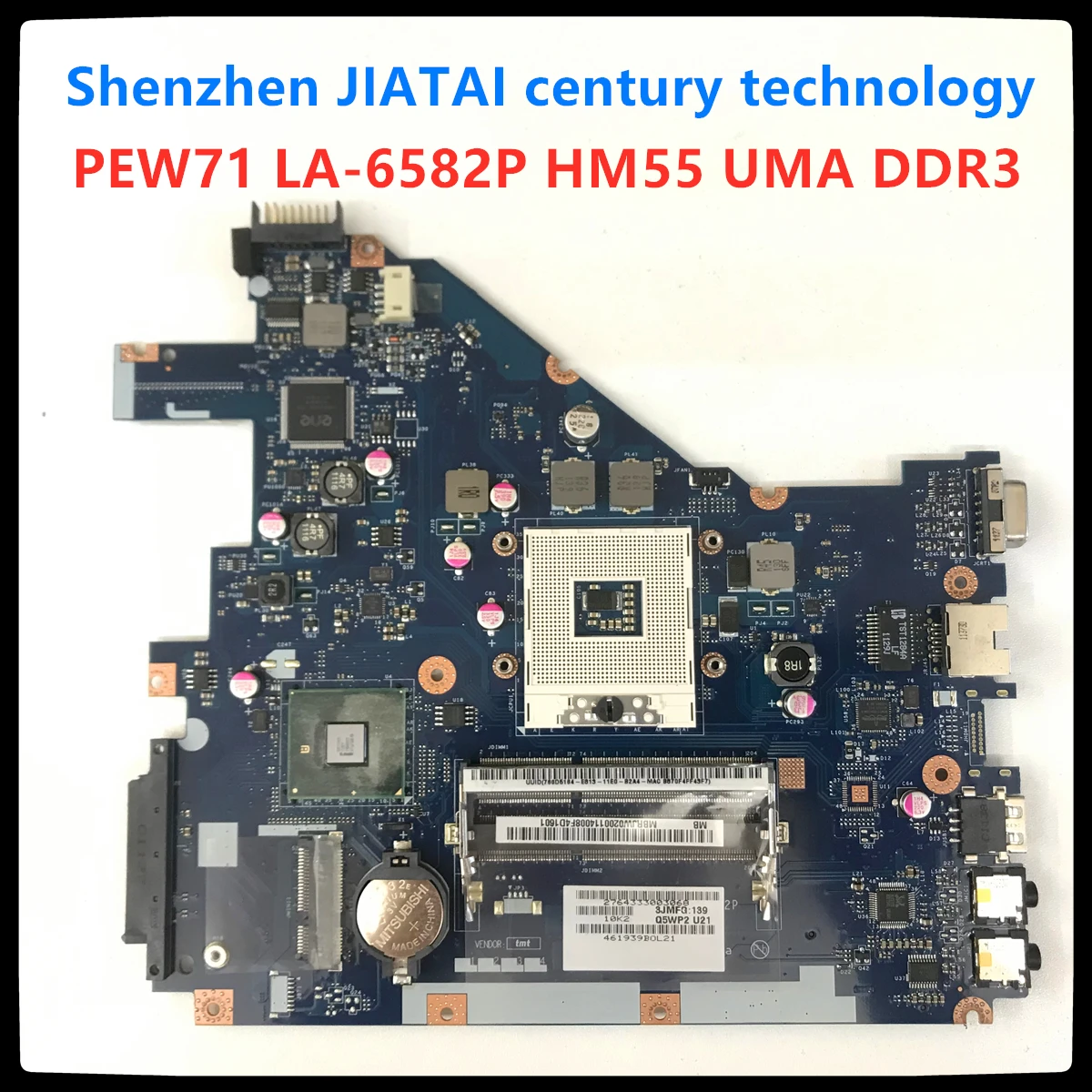 LA 6582P для acer aspire 5742G 5733 5742Z 5733Z 5742 Материнская плата ноутбука MBRJY02002 PEW71 HM55 UMA DDR3 100%