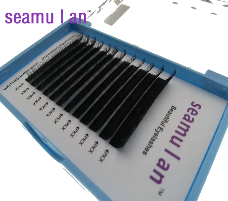 Seamulan новые деформационные ресницы Новые LU завитые ресницы круглые прививочные ресницы 0,07 LU 13 мм