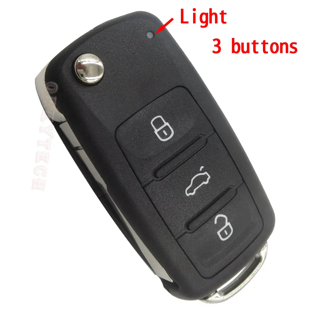 Чехол OkeyTech flip key корпус автомобильного ключа дистанционного управления для VW