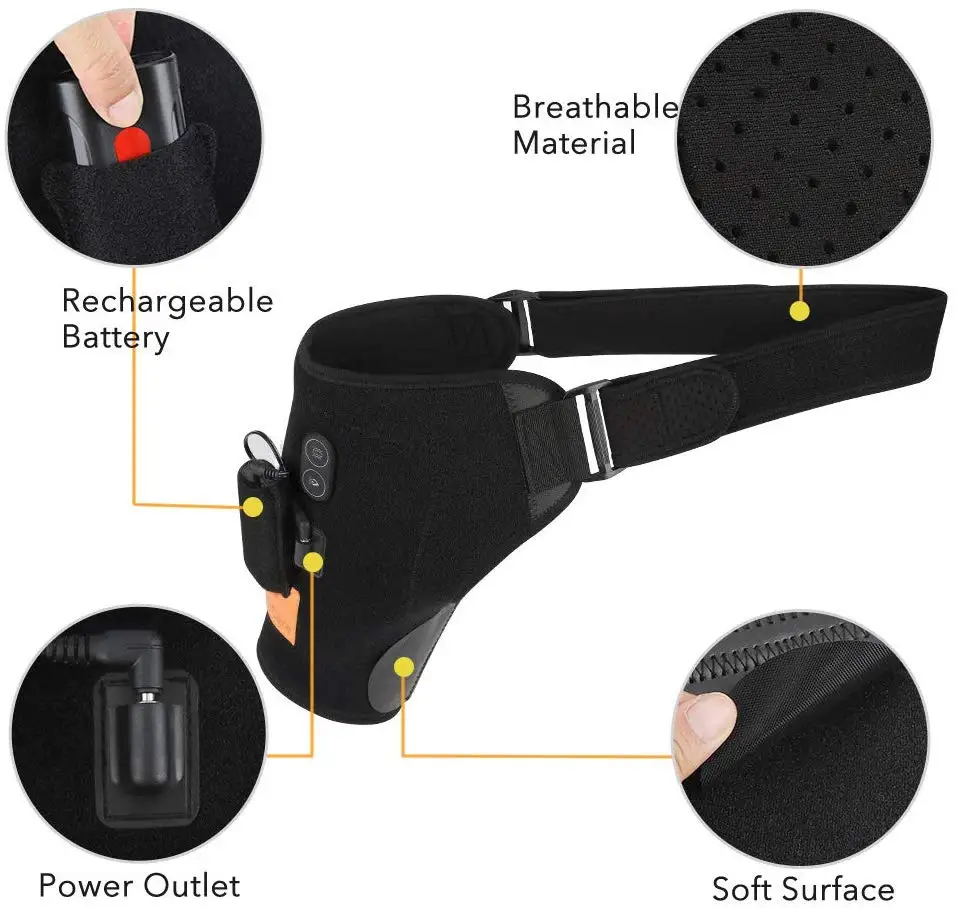 Беспроводное массажное устройство для терапии плеч вибрирующее снятия мышечной