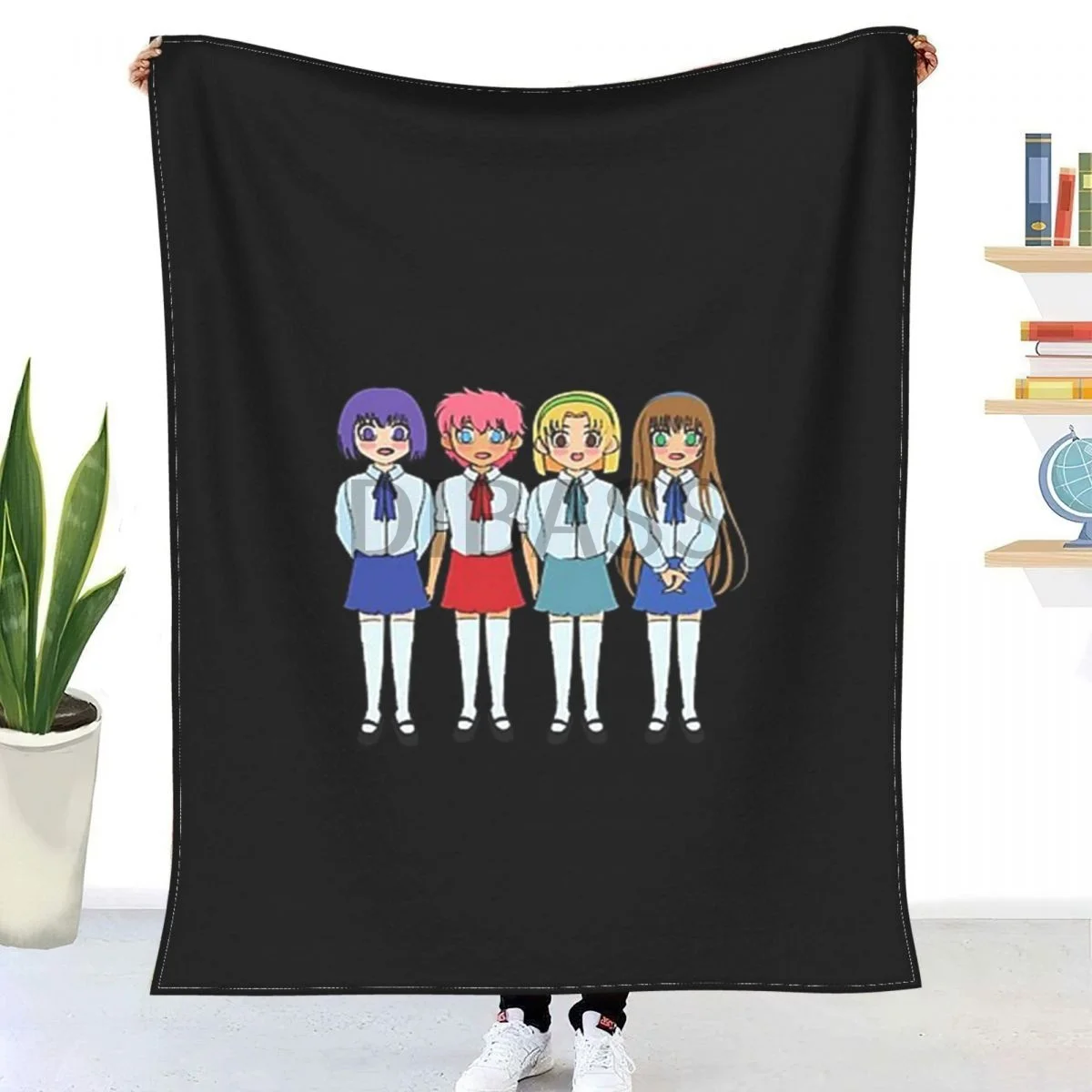 

Аниме плед-одеяло Lowkey, Фланелевое покрывало с 3D принтом