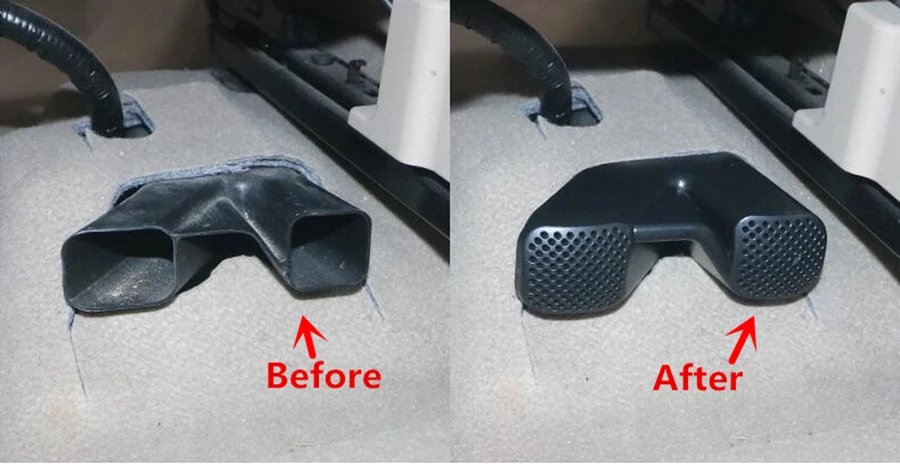 Plastic Seat Under Air Conditioning AC Outlet Dust Plug Cover Trim For Nissan X-Trail X Trail T32 Rogue 2014 2015 2016 2017 2018 |