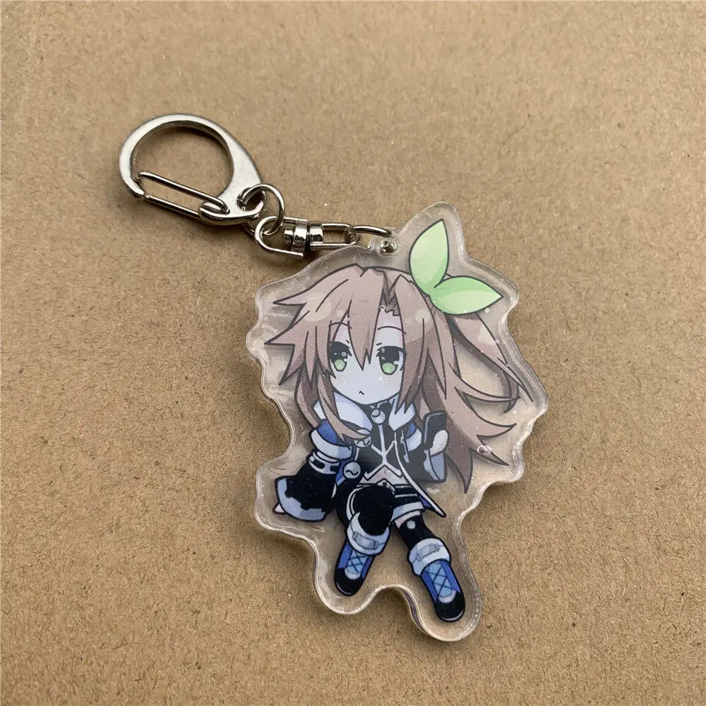Акриловый брелок для ключей Hyperdimension Neptunia Noire Neptune Blanc 6 см|Реквизит костюмов| |