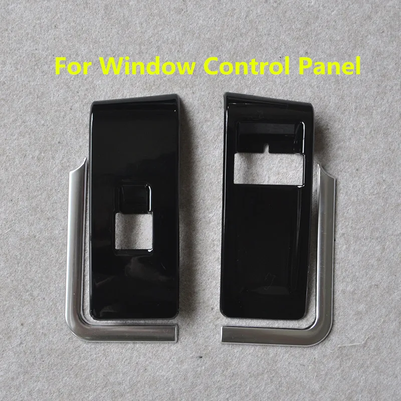 For Window Control Черный интерьерный Декор AC для панели управления окон крышка ручка переключения наклейка ручка Литье отделка для Volkswagen Beetle 2013 - Название цвета: For Window Control