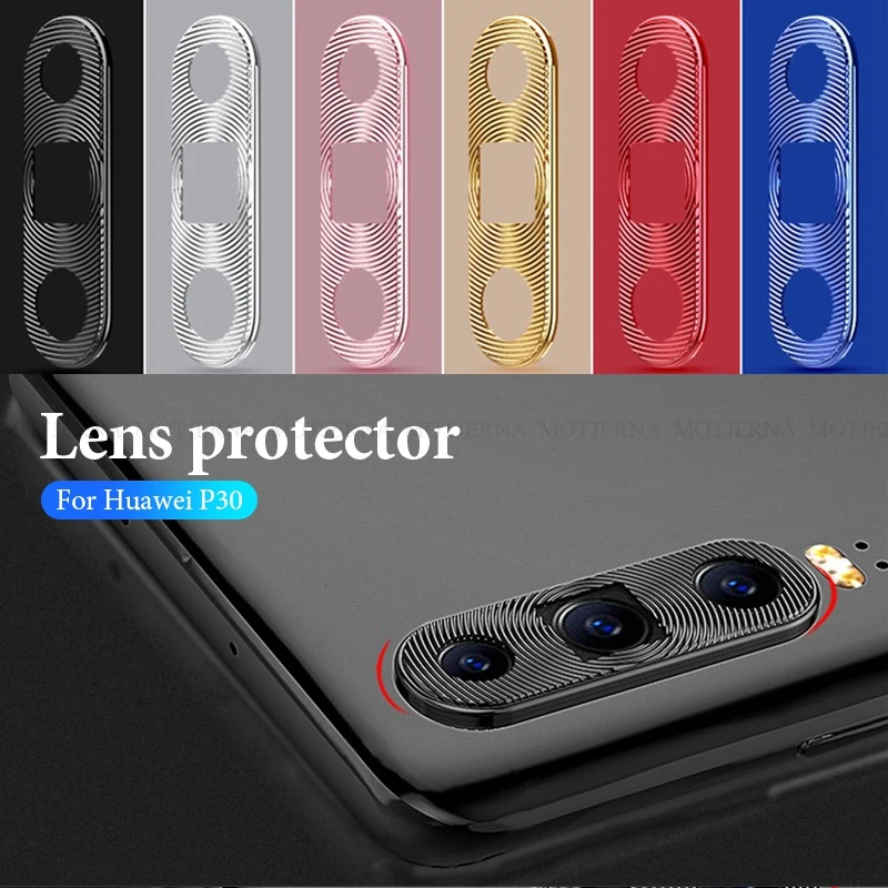 Для huawei P30 P20 Pro Nova 4E объектив камеры кольцо покрытие алюминиевая защитная крышка