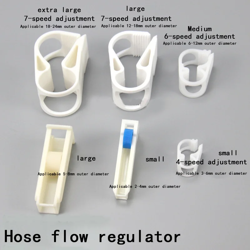 

Hose flow regulator Robert clamp Water stop clamp Bottle drip flow rate adjustment switch Damper 1Pcs