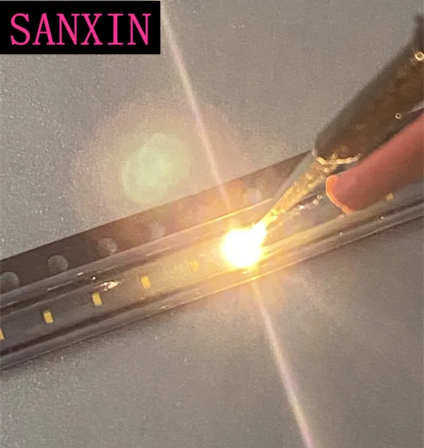100 шт. SMD SMT 0402 1005 светодиодный Ультра-яркий теплый белый светильник | Лампы и