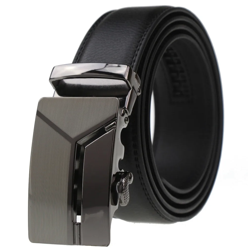 Новые модные дизайнерские ремни для мужчин раздвижная Пряжка храповик мужской