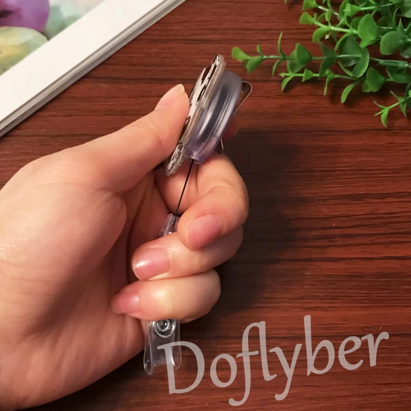 Cartoon Dog Paw Nurse Doctor Dentist Retractable Pull Badge Reel Exhibition ID Lanyard Name Tag Card Holder Office Supply | Канцтовары