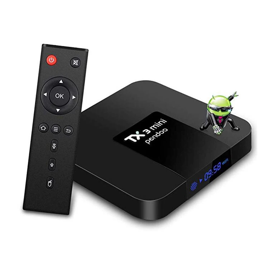 TX3 Мини Смарт ТВ приставка Android 7.1.2 Amlogic S905W четырехъядерный 2 Гб 16 Гб 4 к 3D HDR IP tv медиаплеер ТВ тюнер Vga телеприставка