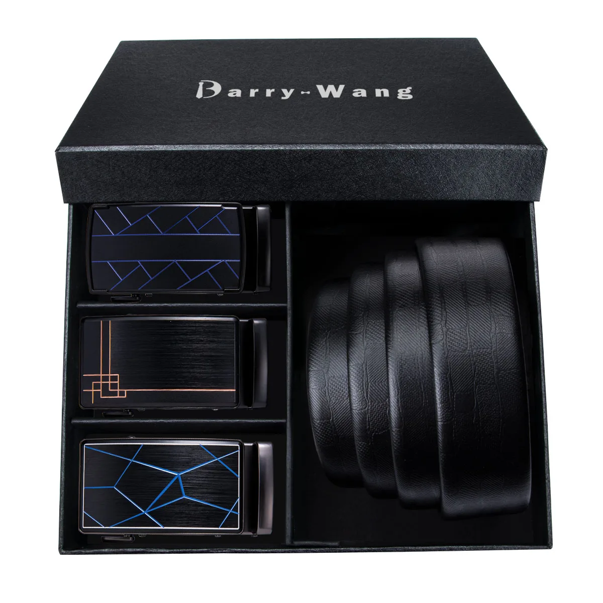 PT-0006 Barry. Wang, автоматическая пряжка, натуральная кожа, роскошные ремни для мужчин, 110 см-150 см, длинные, Пряжка из сплава, мужские ремни, Подарочная коробка, наборы
