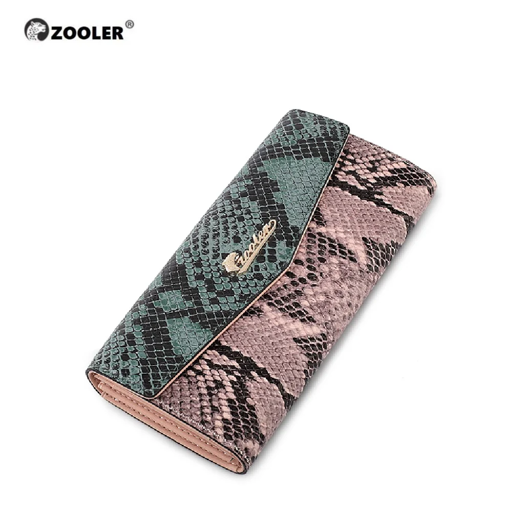 Хит продаж! Большой женский кошелек! ZOOLER сумка из натуральной кожи королевские