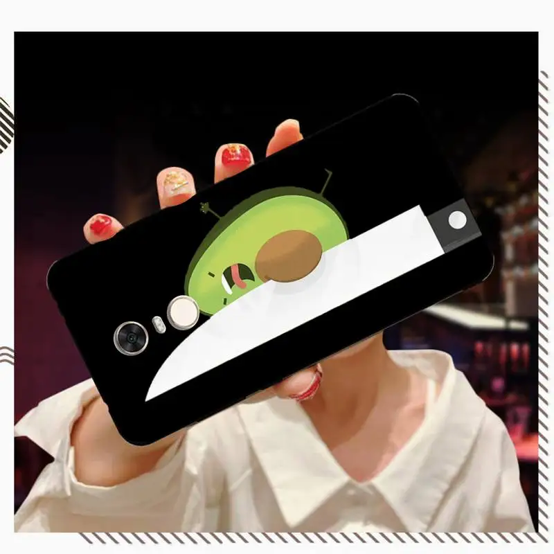 FHNBLJ Fruit Avocado Food Summer Phone Case for Redmi 5 6 7 8 9 A 5plus K20 4X 6 cover
