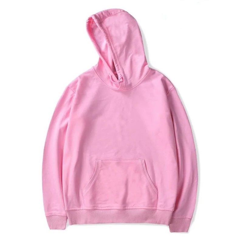 

Men's Hoodie Fashion Pure Color Casual Long Sleeve Sweatshirt Cotton Hot Sale Casual Wear 2020 Autumn/Winter New Style XXS-4XL