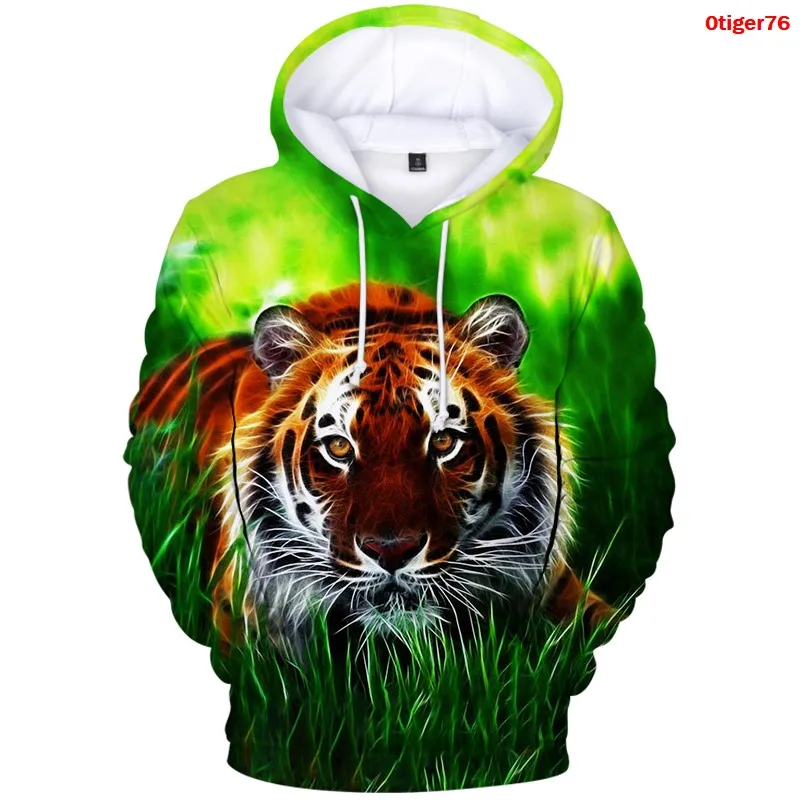 

Cool Tiger Print Fashion Hoddies Unisex Sweatshirt Women Oversized Hoodie Streetwear Men Clothes Animal Tiger Harajuku Hooody
