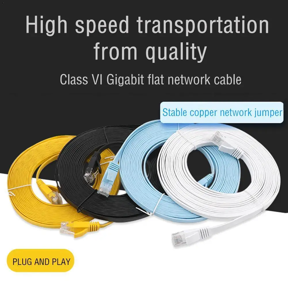 

Gigabit Ethernet Cable 5m/batch Ribbon Cable 10WAY Flat Color Rainbow Ribbon Cable Wire Rainbow Cable 10P Ribbon Cable 28