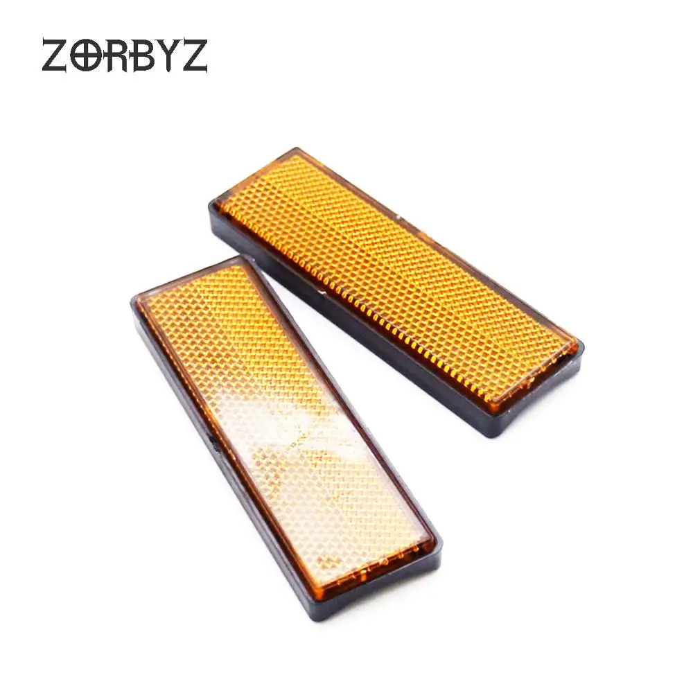 ZORBYZ 1 пара Янтарный ABS передняя вилка ноги отражатель для Ducati Monster 600 696 795 821 796ABS 1200S