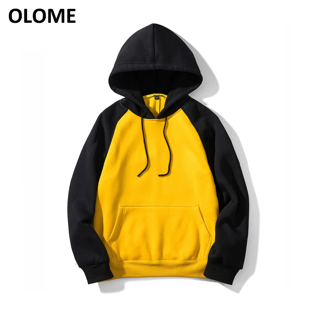 2019 осенняя и зимняя повседневная трендовая мужская толстовка с отстрочкой