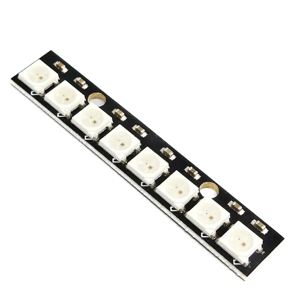 

8 Channel RGB LED Lights Built-in Full Color-driven Development Board 4/8/12/16/24 Bits LED Lights Development Board Dropship